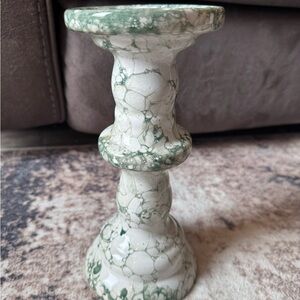 Marble Effect Candle Holder